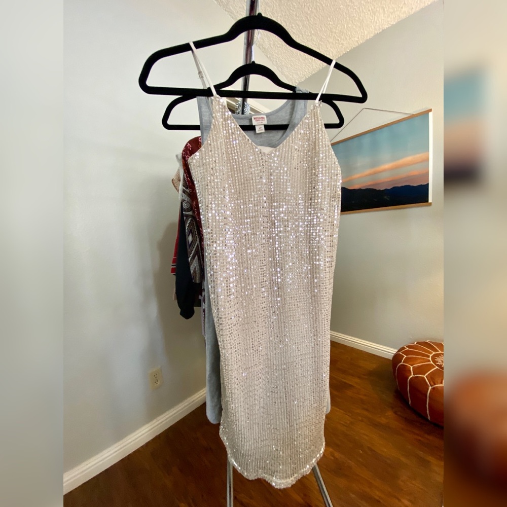 Express Sequin Mini Dress